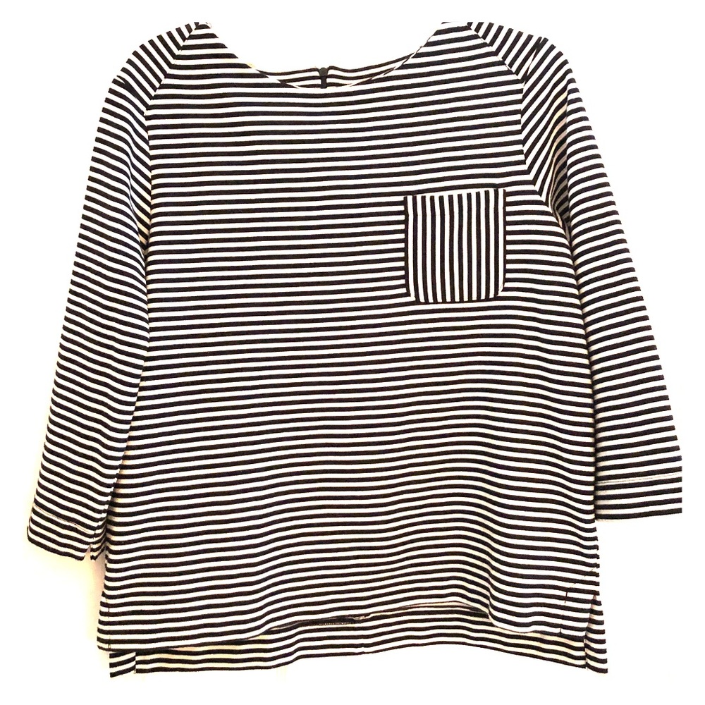 B&W striped Blouse